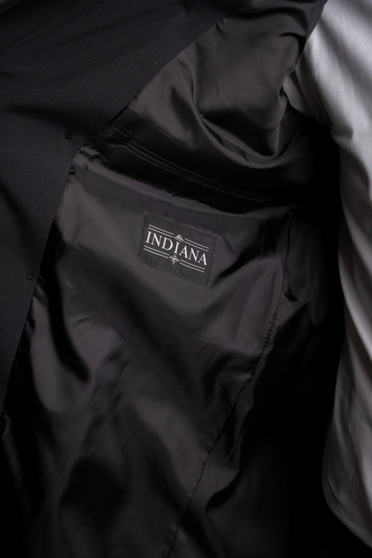 Men's waterproof black trench coat TRC262