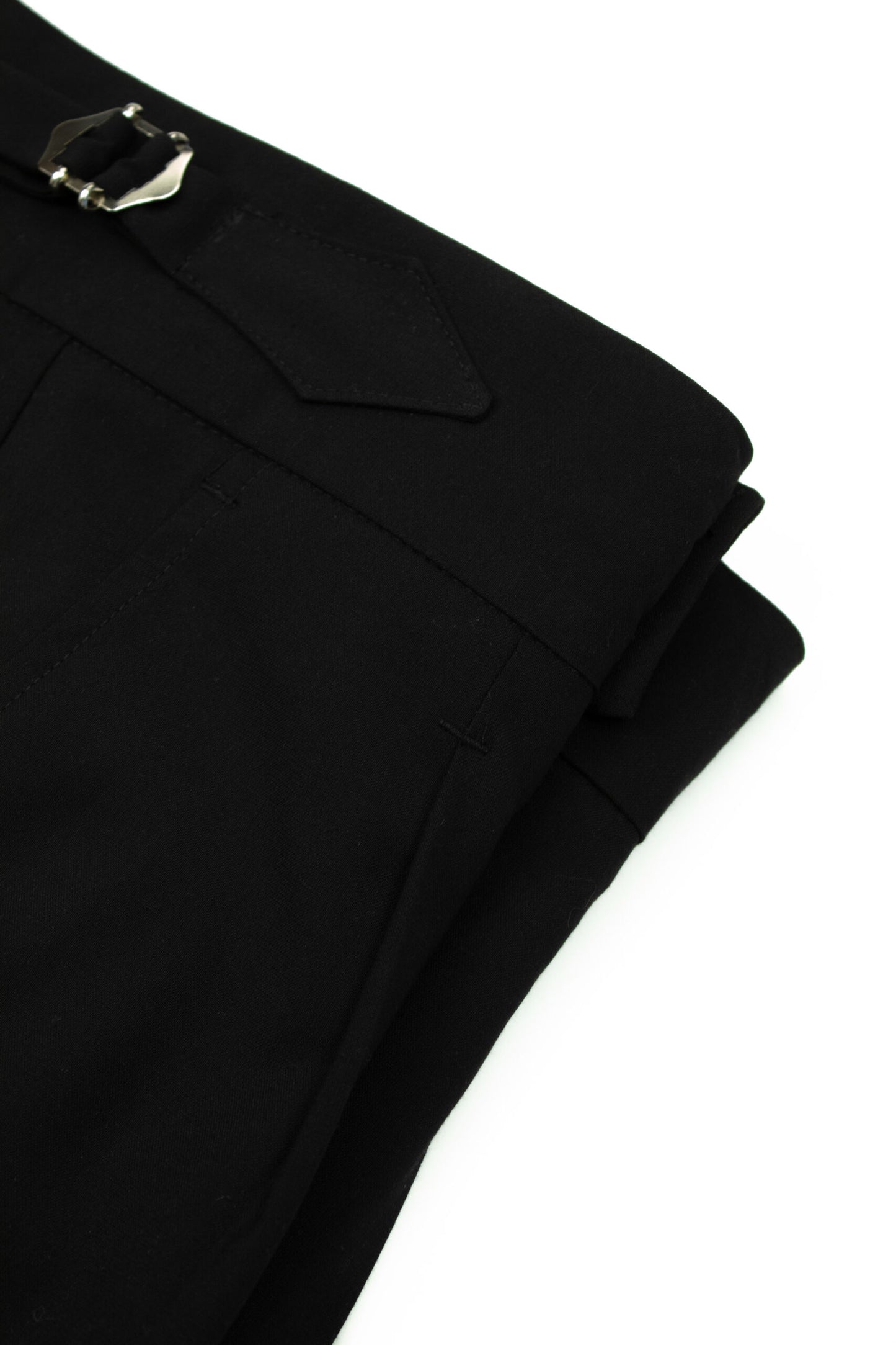 Black Italian style gurkha trousers CFGK006
