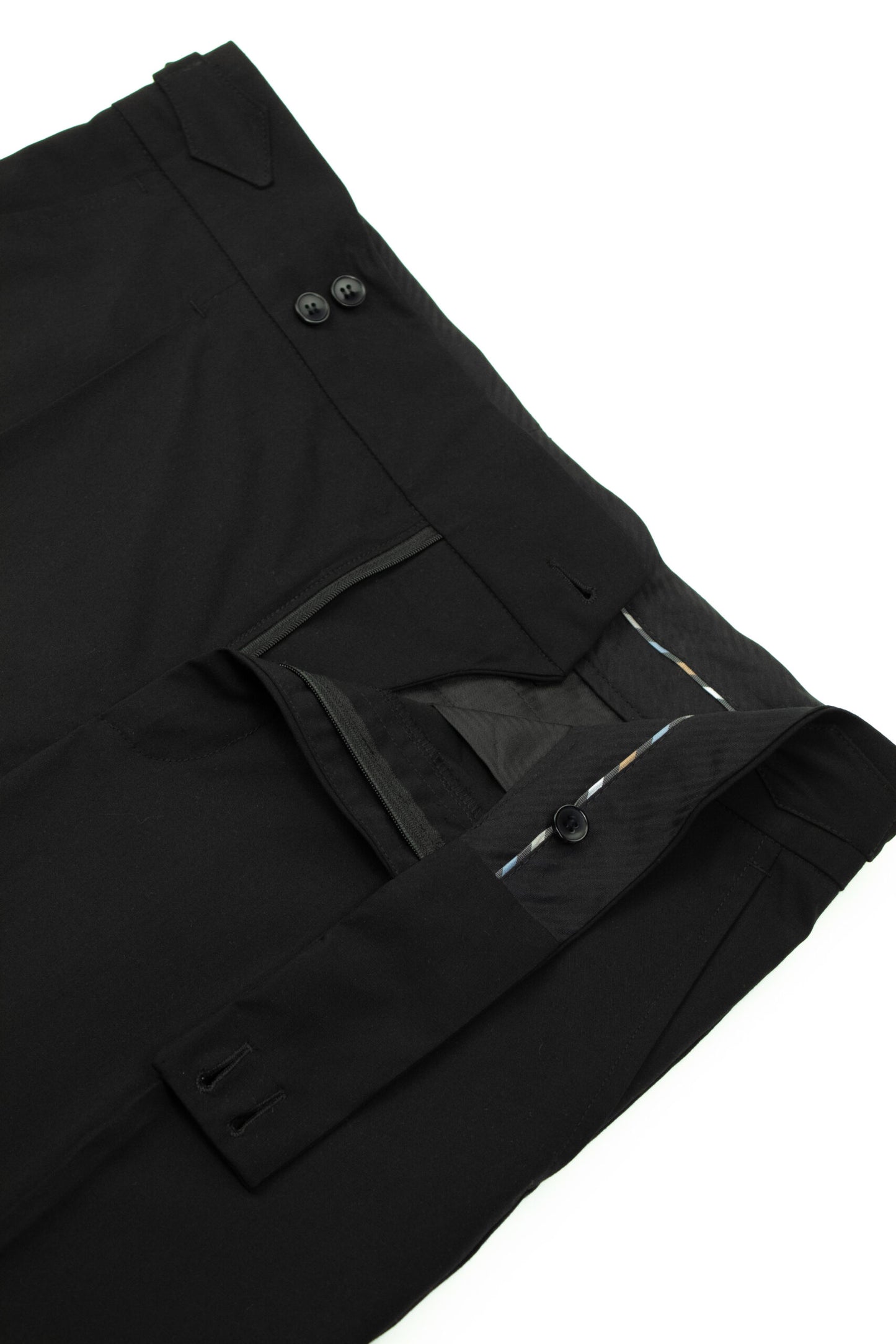 Black Italian style gurkha trousers CFGK006