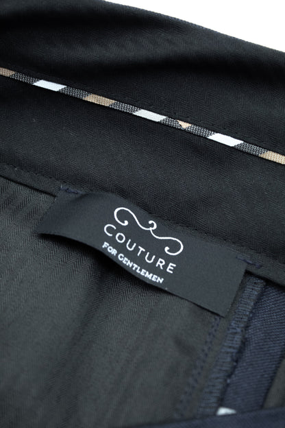 Navy blue Italian style Gurkha trousers CFGK016