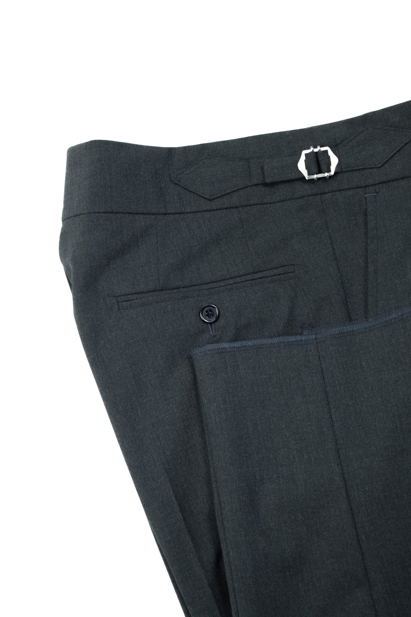 Anthracite Gray Gurkha Italian Style Pants CFGK012