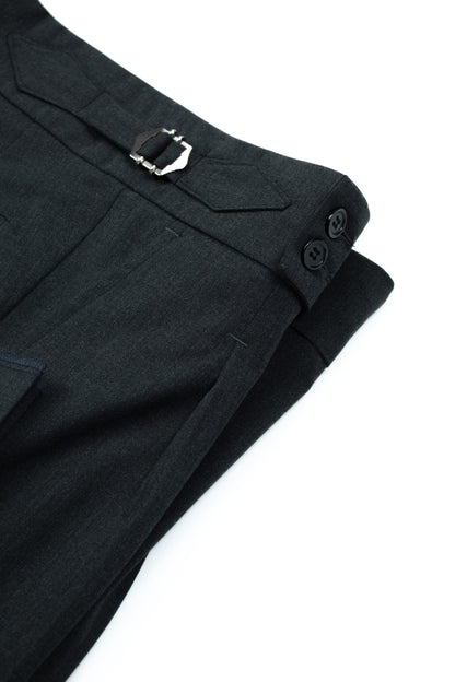 Anthracite Gray Gurkha Italian Style Pants CFGK012