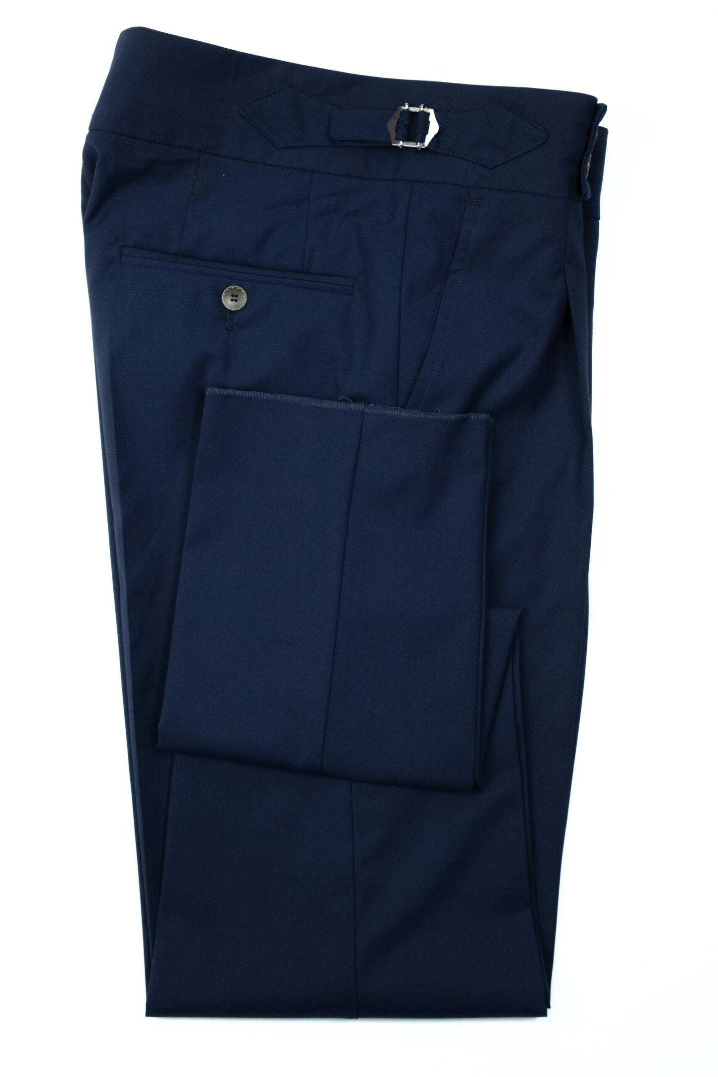 Navy blue Italian style Gurkha trousers CFGK016