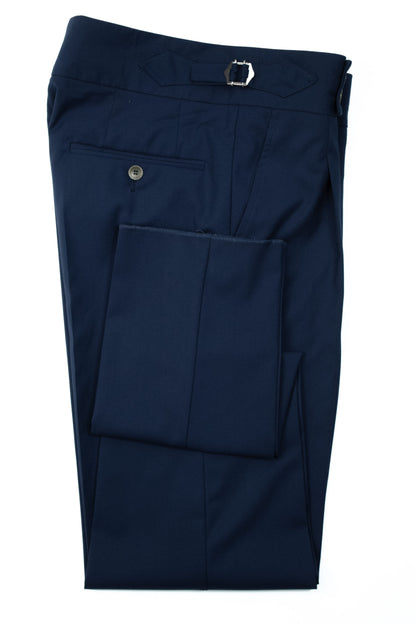 Navy blue Italian style Gurkha trousers CFGK016