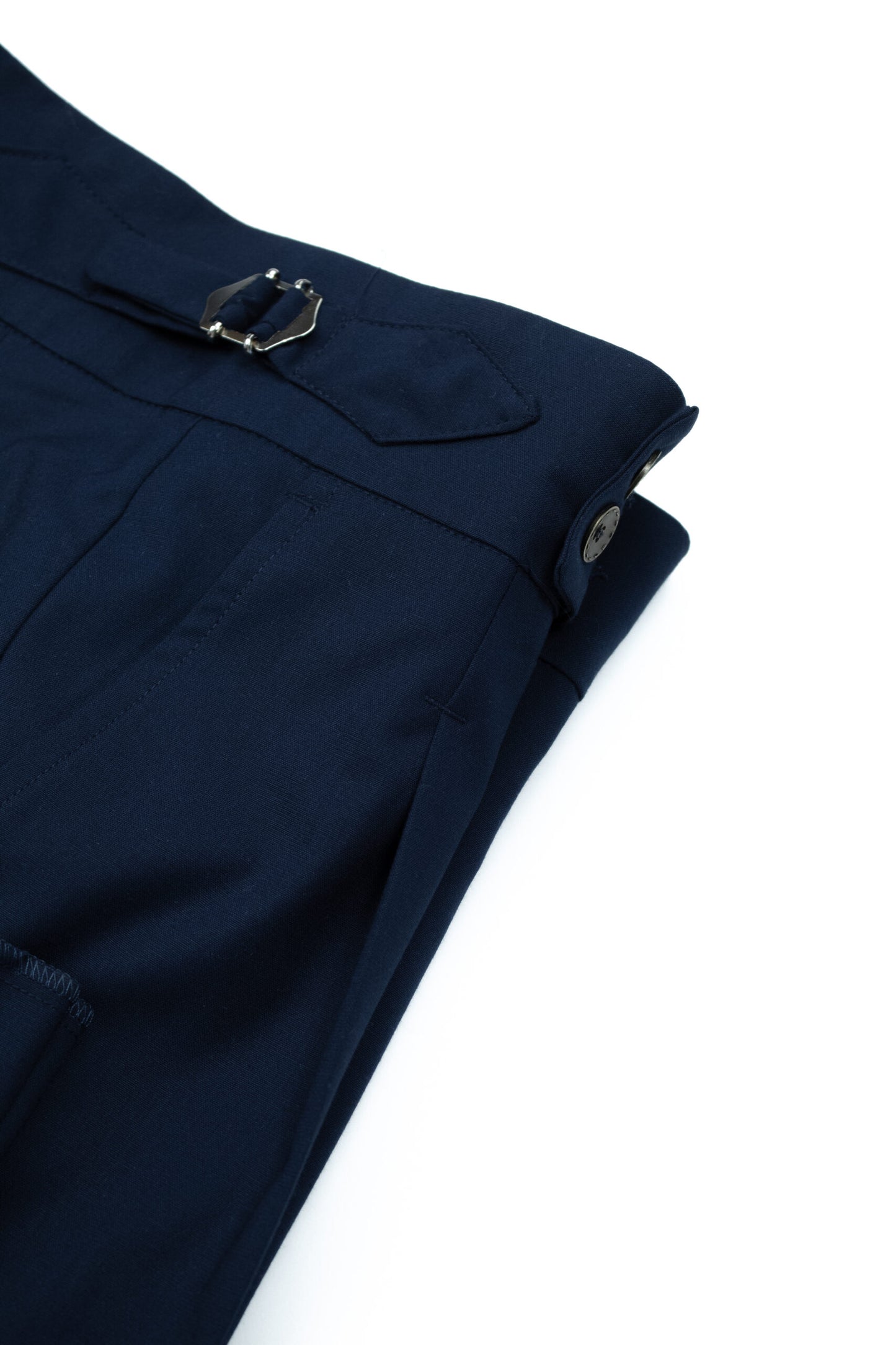 Navy blue Italian style Gurkha trousers CFGK016
