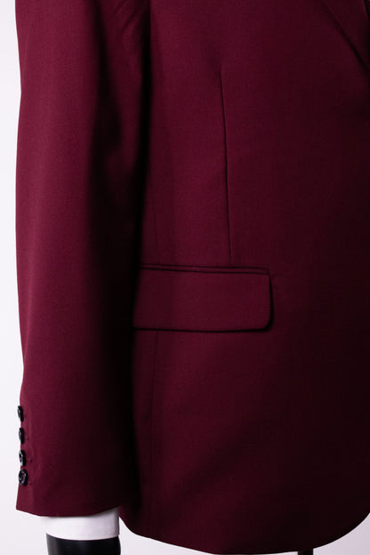 Burgundy Tuscan suit for men CFG04